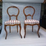 1800 luvun lopun rokokootuolit entisöitynä.
